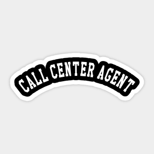 Call Center Agent Sticker